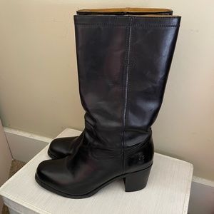 Frye calf high boots